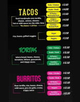 Trippy Tacos menu