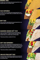 Taco Bell Restaurant menu