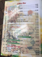 Pho Vietnamese menu