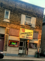 Emergency Pizza outside