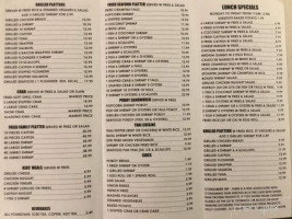 Baytown Seafood Marke menu