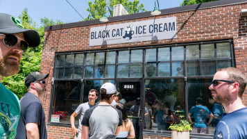 Black Cat Ice Cream outside