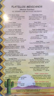 Little Mexico On Mccann Rd. menu