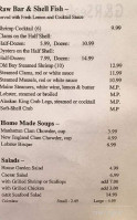 G R Seafood And Grill menu