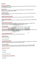Bayou Grill menu