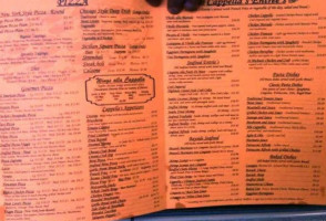 Cappella's Pizzeria menu