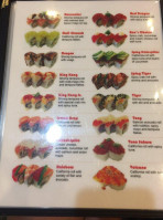 Kazoku Sushi menu