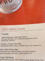 Two Birds Taphouse food