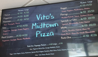 Vito's Midtown Pizza inside