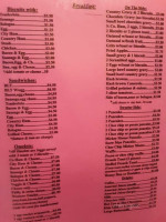 Nana's Kountry Kupboard menu