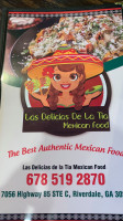 Las Delicias De La Tia Mexican Food food