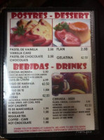 La Rumba menu