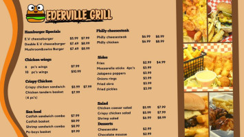 Ederville Grill food