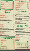 EL Maguey Mexican Restaurant menu