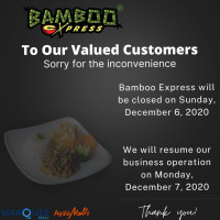 Bamboo Express food