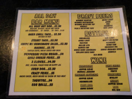 Clubhouse Grill menu