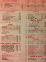 China Kitchen menu