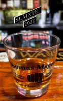 Thomas Magee's Sporting House Whiskey inside