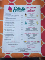 Edisto River Creamery Kitchen menu