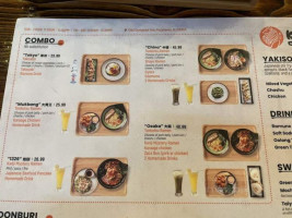 Kanji Ramen Noodle menu