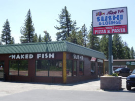 The Naked Fish Sushi Restaurant outside