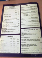 Sunset Luncheonette Deli menu