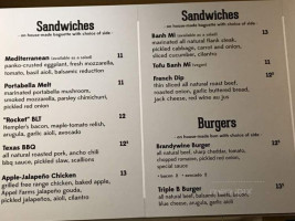 Brandywine Kitchen menu