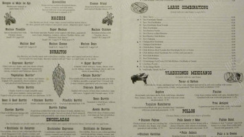 El Dorado menu