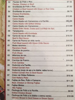 Mariscos Miramar menu