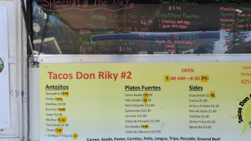 Tacos Don Riky food