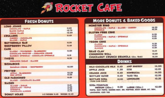 Rocket Donuts menu