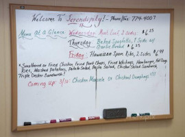 Serendipity Cafe And Catering menu