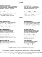 Ynot Sports Pub Grub menu