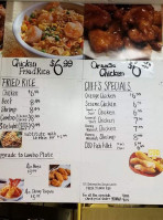 Asian Express menu