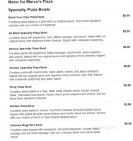 Pizza Then Some menu