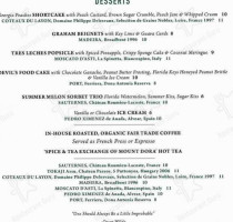 1921 Mount Dora menu