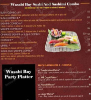 Wasabi Bay menu