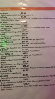 Thai Bistro Mill Creek menu