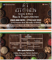Rt Kitchen Indian Snacks Catering inside