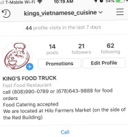 King's Vietnamese Cuisine inside