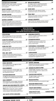 Bistro 11 menu