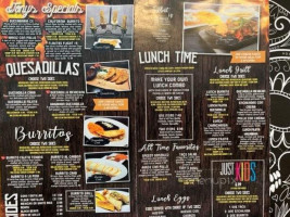 Tony's Cantina Mexican Grill menu