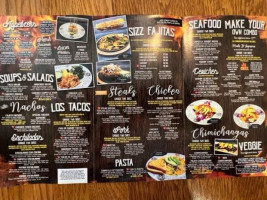 Tony's Cantina Mexican Grill menu