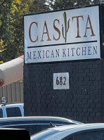 Casita Mexican Kitchen Margarita outside