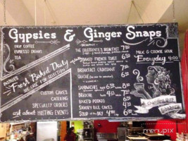 Gypsies And Ginger Snaps Bakery menu