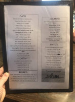 Early's Muddy Creek Cafe menu