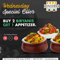 Bindaas Indian Street Food Cafe food