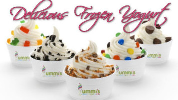 Yummi's Frozen Yogurt Cafe food