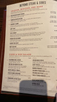 Longhorn Steakhouse menu