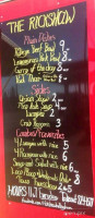 The Rickshaw menu